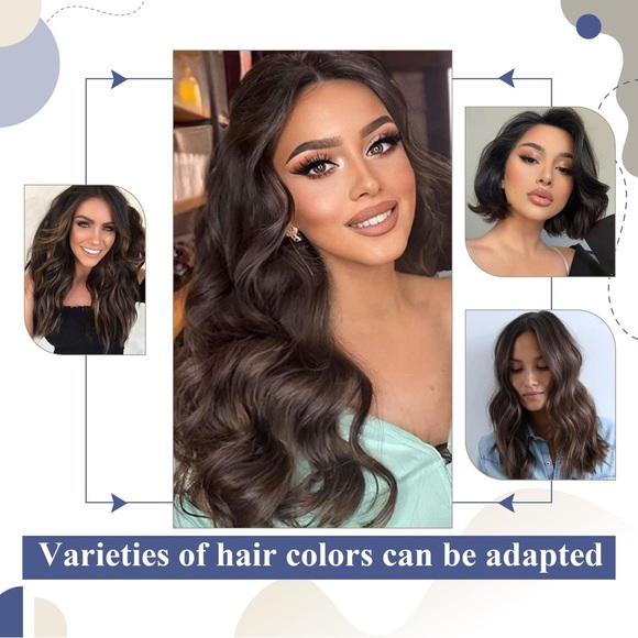 HUMAN HAIR 26” Dark Brown Tape In Hair Extensions 20 pieces 50 grams - Picture 7 of 10